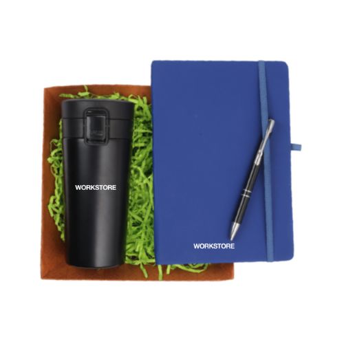 Executive 3-In-1 Gift Set - Black And Blue - 008
