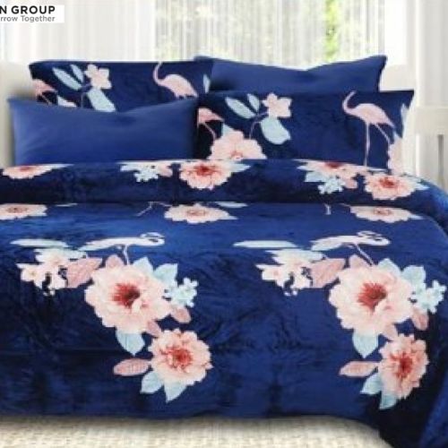 Welspun Double Bed Blanket Bedsheet With 2 Pillow Covers