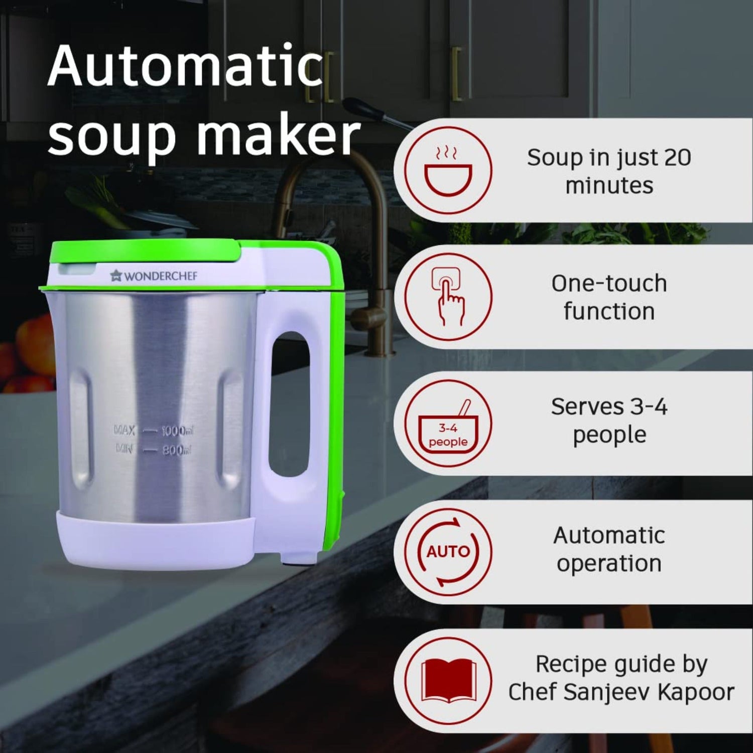 Automatic Soup Maker - 1 Ltr