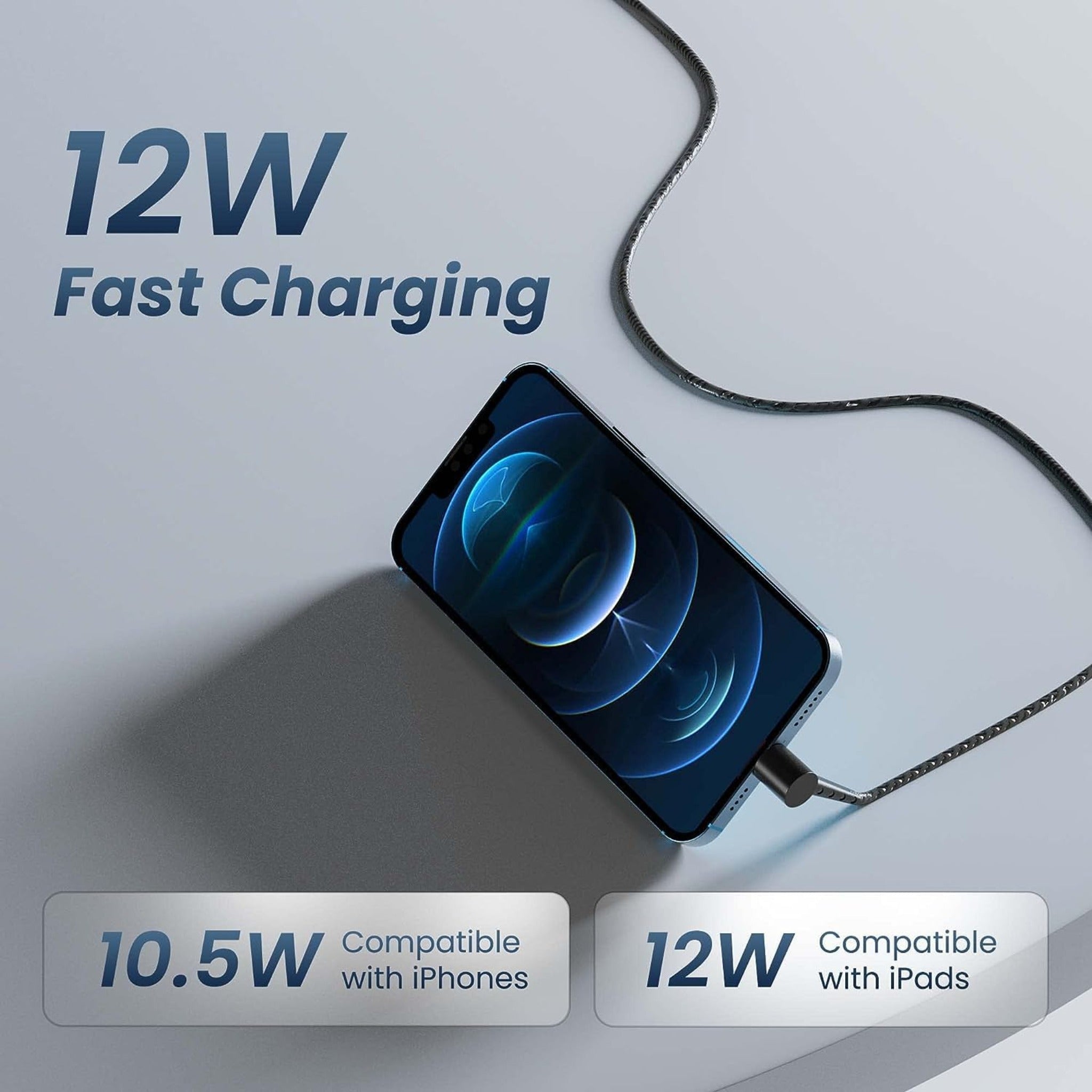 Ambrane 12W fast charging with standing support (iphone) - ABSL - 15