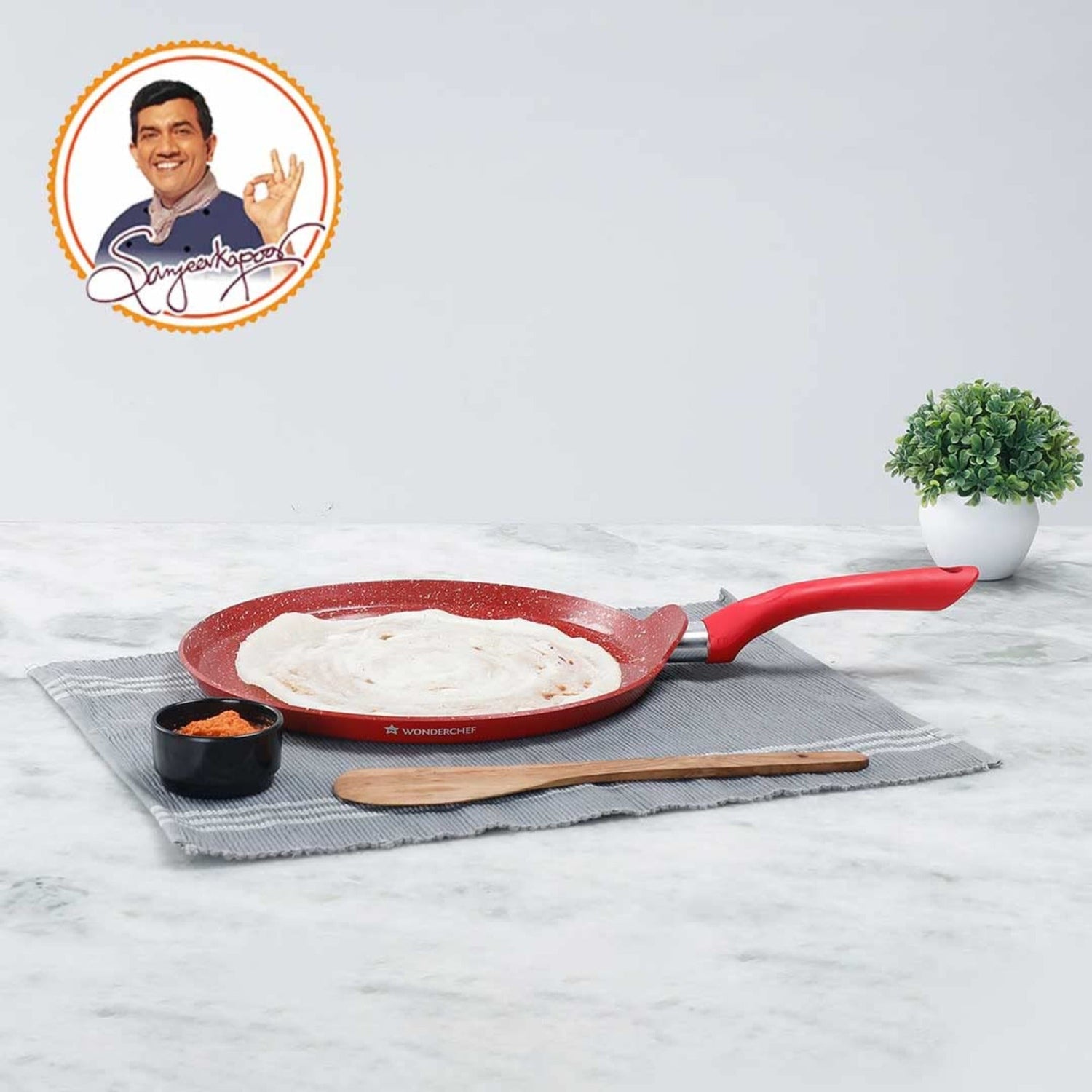 Royal Velvet 28Cm Dosa Tawa Raise Lip