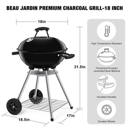 Charcoal Barbeque 18&quot;