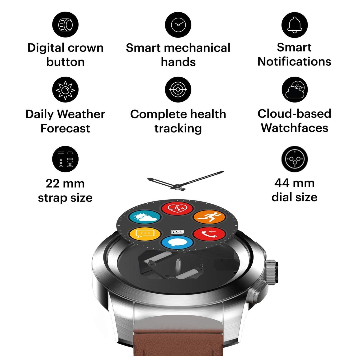 Noisefit Fusion Hybrid Smartwatch
