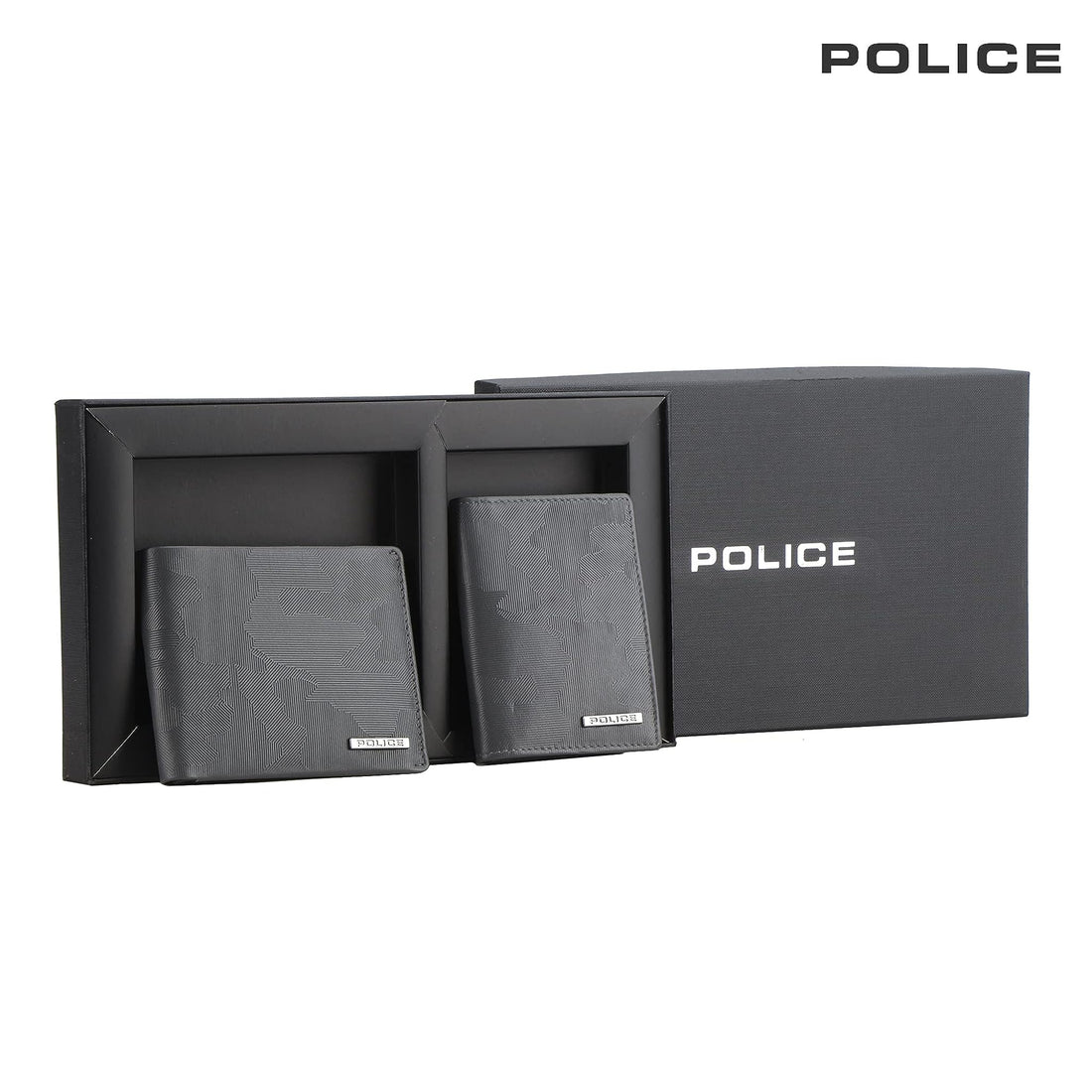 Police Gift Set Of Wallet+ Credit Card Case