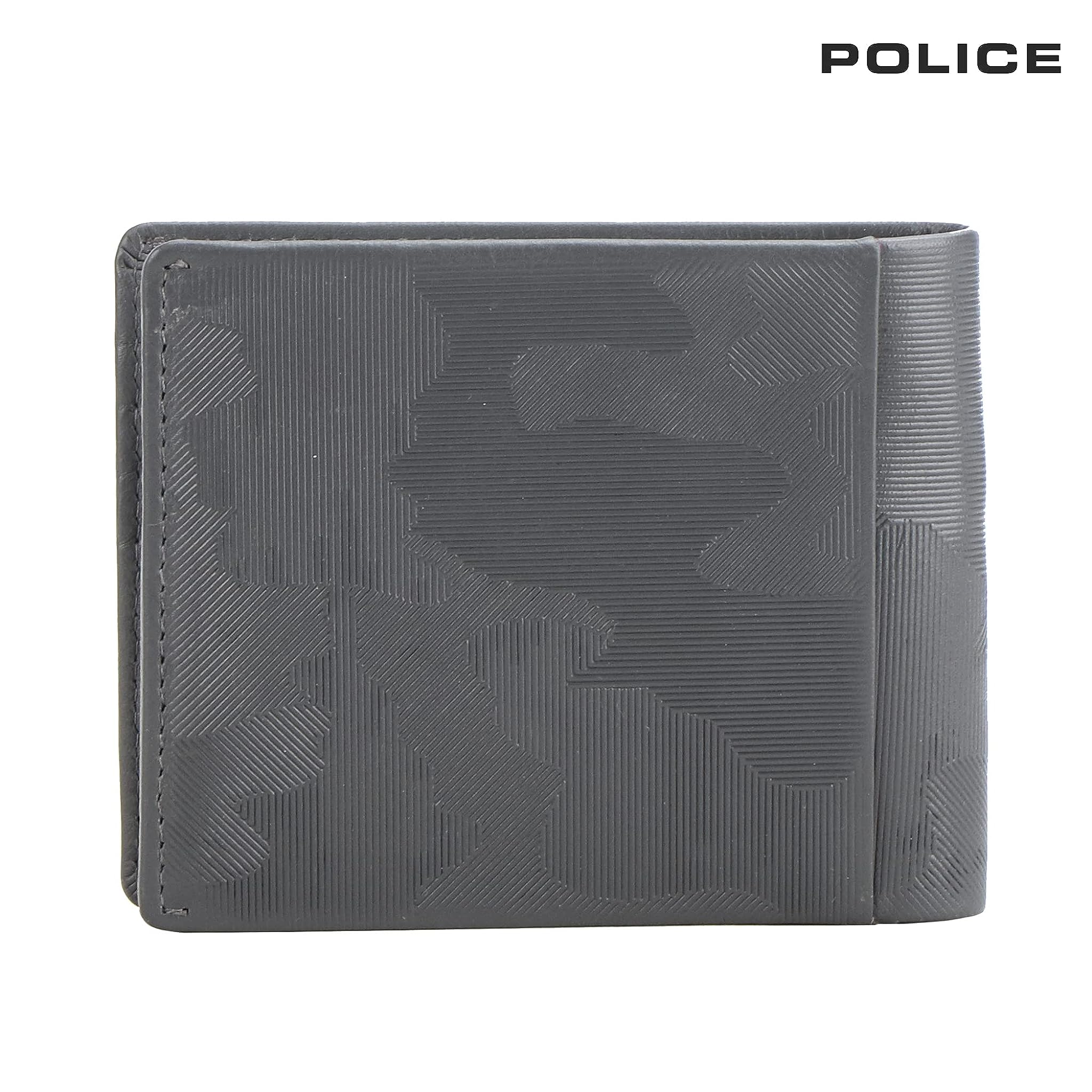 Police Gift Set Of Wallet+ Credit Card Case