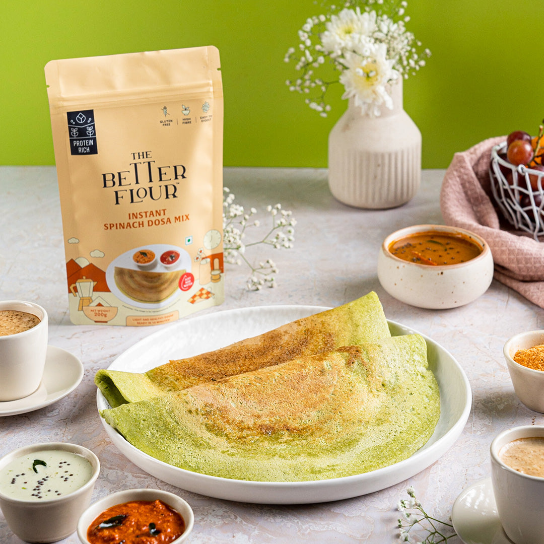 Instant Spinach Dosa Mix 200 Gms