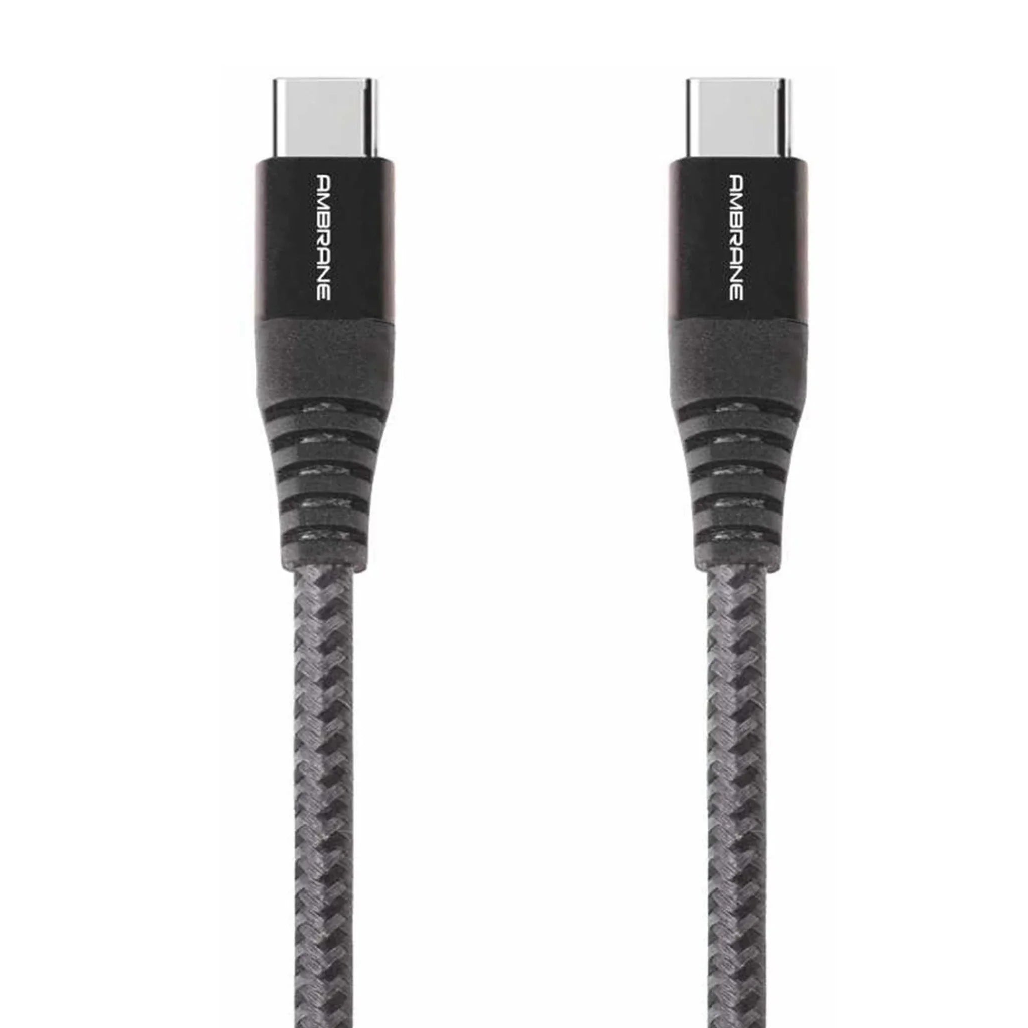 Ambrane Unbreakable 3A Fast Charging Braided Type C to Type C ( 1.5 M ) - BCTT15