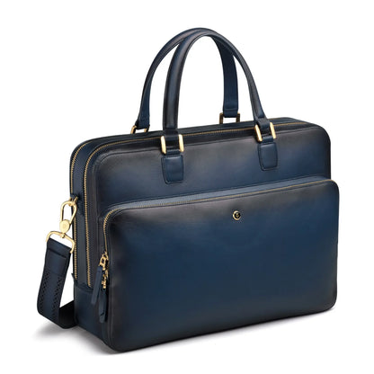 WP24583-BAG LAPIS BARD DUCORIUM DORCHESTER BLUE 14 LAPTOP BUSINESS BAG